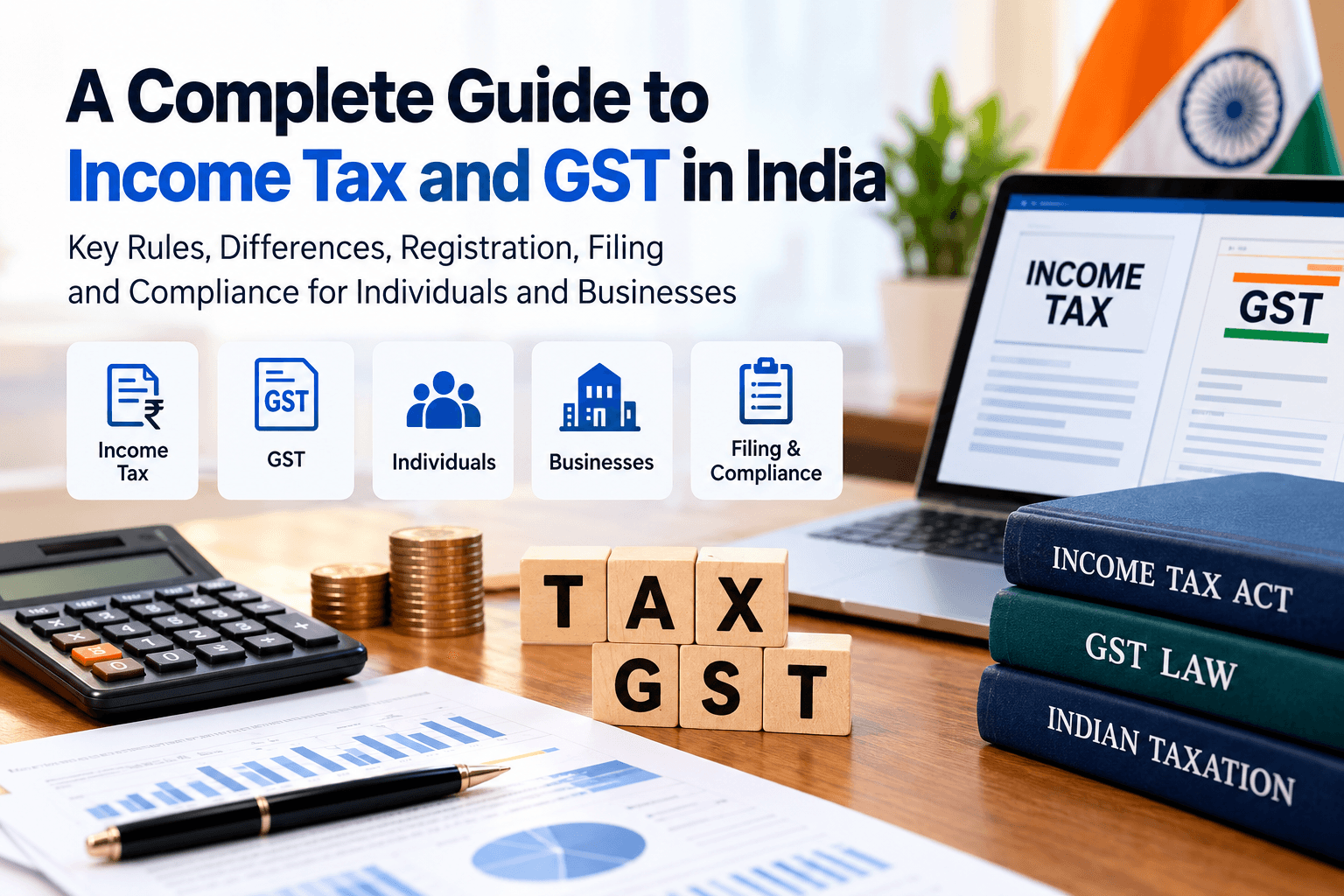 income tax vs GST in India